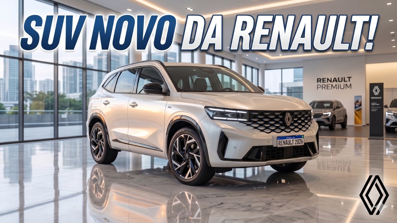 Novo Renault Koleos 2026: SUV Híbrido Feito com Geely Surpreende no Brasil
