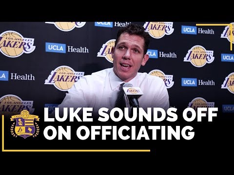 Video: Luke Walton Frustrated With NBA Officiating, Talks Kentavious Caldwell-Pope Last Shot