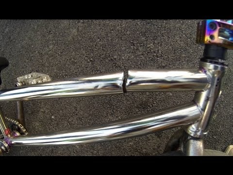 how to snap a bmx frame