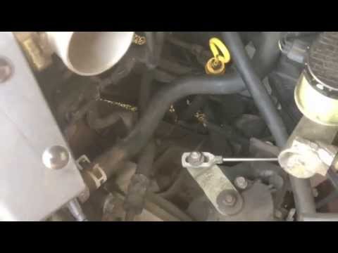 Fixing A Low Oil Pressure Light On Ford Taurus ( Oil Pressure Sensor )