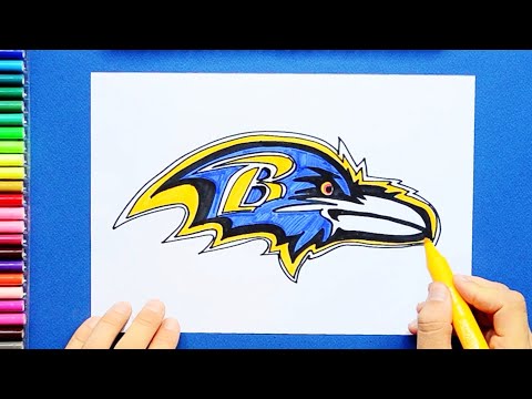 video-linktoworks-How to draw Baltimore Ravens Logo [NFL Team] - YouTube