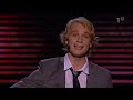 Björn Gustafson sjunger om Carina Berg i Melodifestivalen deltävling 3. 2008