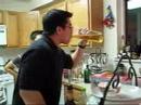 attempt to chug 48 oz. of beer attempt to chug 48 oz. of beer