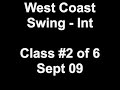 West Coast Swing - Int #2 Allyson Lockhart