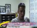 Habanero Pepper - Eating A Hot Chili Pepper
