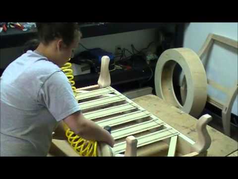 how to fasten jute webbing