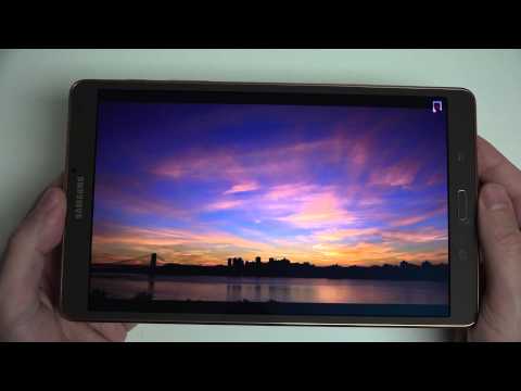 Samsung Galaxy Tab S 8.4' 2560x1600 Super AMOLED Display Demo