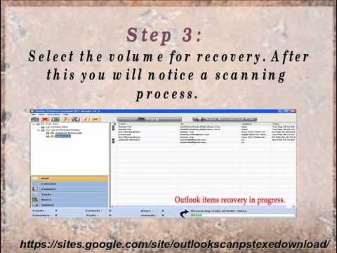 how to recover pst file