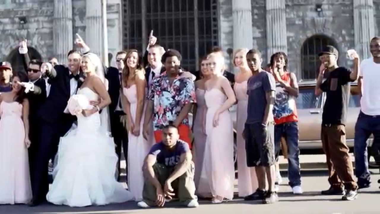 Suburban wedding party and Detroit rappers create viral music video