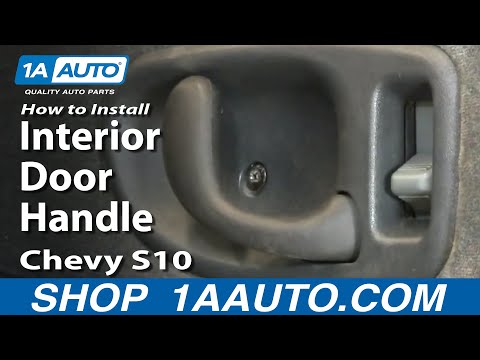 How To Install Replace Interior Door Handle Chevy S10 Pickup Truck GMC S15 Sonoma 1AAuto.com