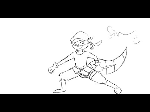 how to draw sly cooper