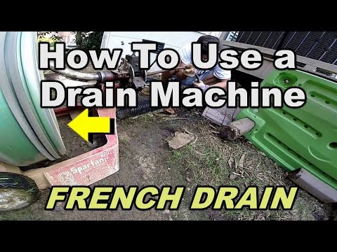 how to tell if french drain is clogged