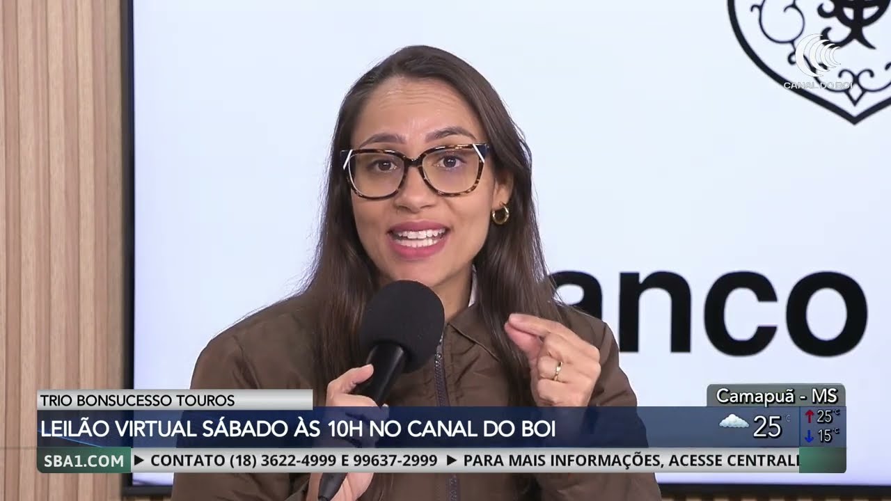 Trio Bonsucesso oferta touros e fêmeas nelore selecionadas neste final de semana no Canal do Boi