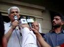 Revolutionary Socialist activist Kamal Khalil during a protest at the Lawyers' Syndicate, against trial of civilian dissidents in Mubarak's military courts.