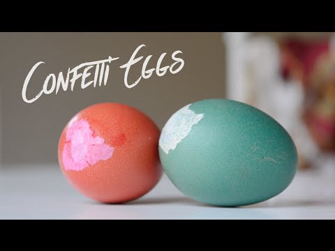 how to dye empty eggs
