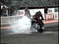 Top Fuel Bikes: Sverre Dahl Santa Pod: 6.30 sec. @ 213.95 mph!!!(you can see it if you hit the pause button at the right moment!)