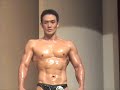삼성에스디아이 몸짱 브)마케팅 이승혁 과장의 미스터 강동구 대회 모습	