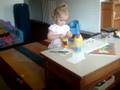Ariella builds a tower