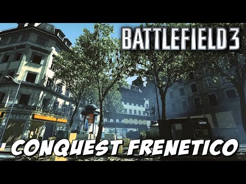 Battlefield 3 (PC) - Conquest Frenético no mapa Seine Crossing