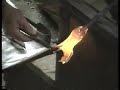 Murano Glass blowing ferrari horse