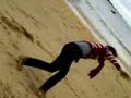 Silver Strand beach cartwheel no.2