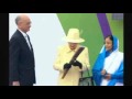 Common wealth baton starts Journey to India videos