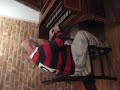a seasick tattooed slob messing around on his harpsichord
