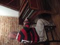 a seasick tattooed slob messing around on his harpsichord