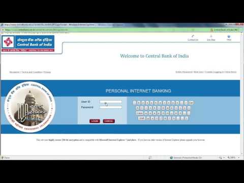 how to net banking in bank of india