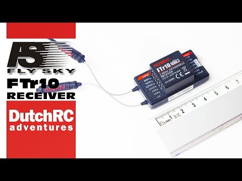 How to & test flight with FlySky FTr10 airplane receiver :)
