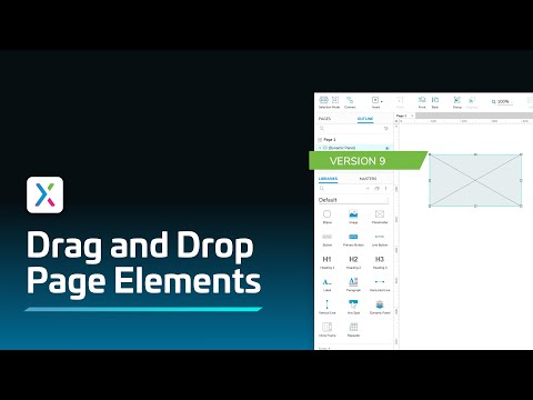Creating Drag and Drop Elements in Axure RP