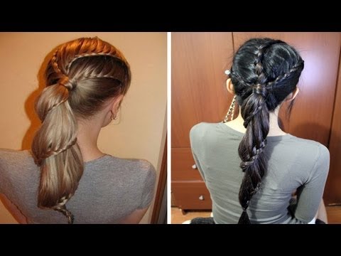 Красивые плетения кос из хвоста - Уроки плетения косичек. - Pulse Fashion