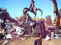 Demolishishing & Crushing a 97 Chrysler LHS with a excavator Demolishishing & Crushing a 97 Chrysler LHS with a excavator