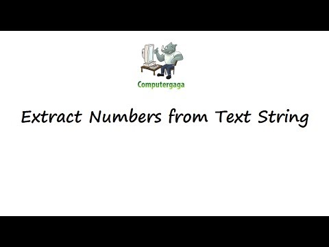 how to isolate a number in excel
