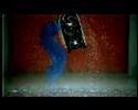 skateboard slomo in rain skateboard slomo in rain
