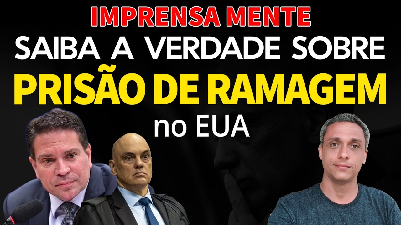 REMAGEM PRESO NOS EUA - Saiba o que realmente aconteceu e como a imrpensa MENTE