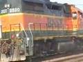 BNSF 2520 with an ATSF Caboose!!!