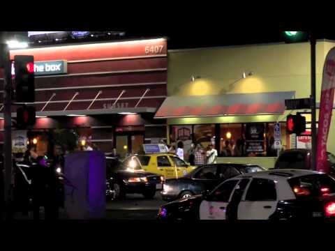LAPD Take Down A Car Thief With Shotguns In Hollywood