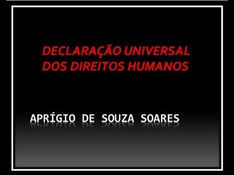 Declaração Universal dos Direitos Humanos 3 Exercícios Comentados