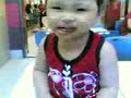 Lia playing at Mcdo