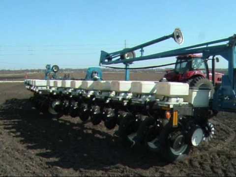 planting - The tractor is a Case IH MX275. The planter is a Kinze 3800 24 row on 30