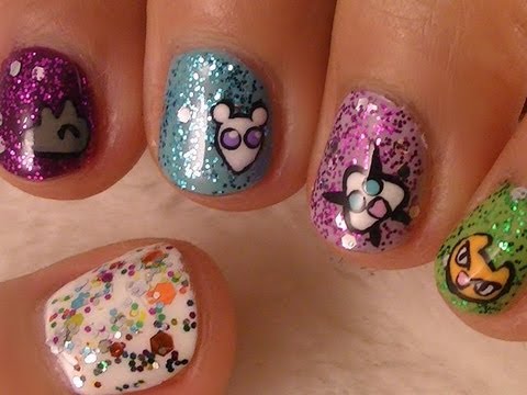 Fruits Basket Nail Art for Short Nails