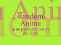 Random Anime Slideshow (Reliant K)