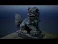 Japanese Lion Statue (Photofly)