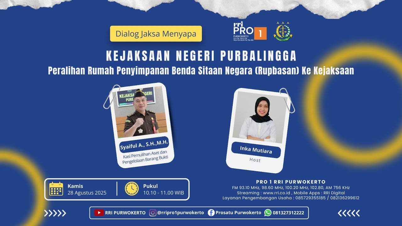 PERALIHAN RUMAH PENYIMPANAN BENDA SITAAN NEGARA KE KEJAKSAAN | JAKSA MENYAPA