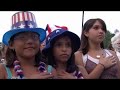 hayden singing national anthem
