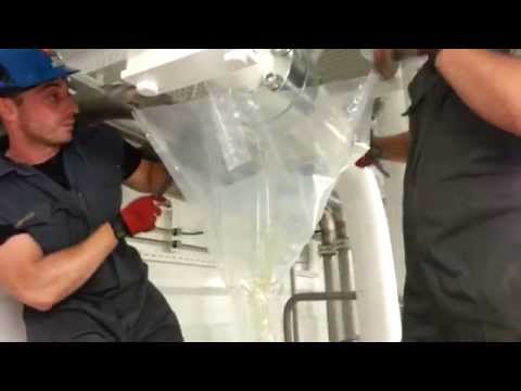 how to drain hydraulic fluid