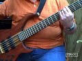 Me Playing My 5-String Bass Guitar