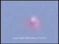 UFO Down-Under - Red UFO  Low Overhead