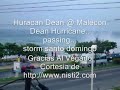 huracan dean  malecon de santo domingo